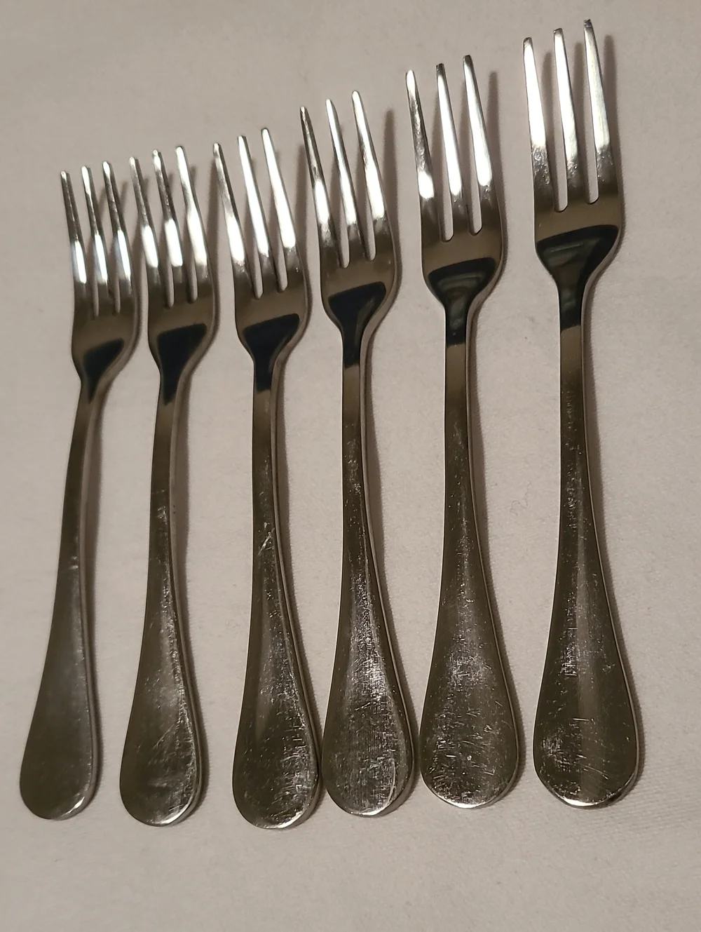 Cambrige Stainless China, Forks 6, Flatware